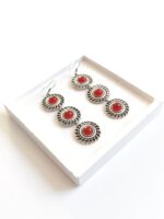 El Yapımı Bohem Vintage Tasarım Küpe – Kadın Hediyesi - Görsel 3